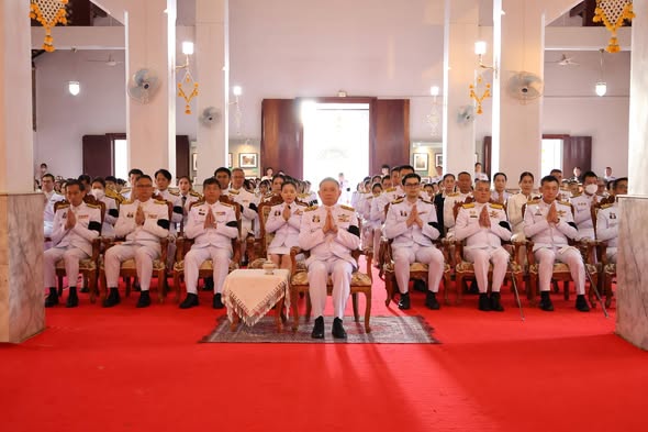 พิธีเจริญพระพุทธมนต์สมเด็จพระเจ้าลูกเธอ เจ้าฟ้าสิริวัณณวรีฯ